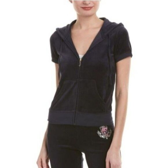 JUICY COUTURE Black Label Robertson Velour Jacket - Picture 3 of 10